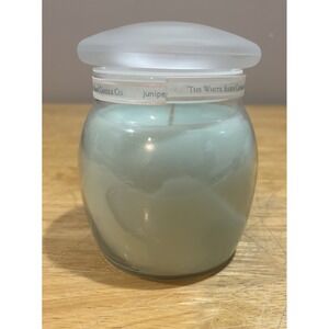 Juniper Breeze White Barn Real Essence 15oz 1 Wick‎ Candle Jar 425g NOS